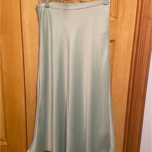 Beautiful long mint green skirt